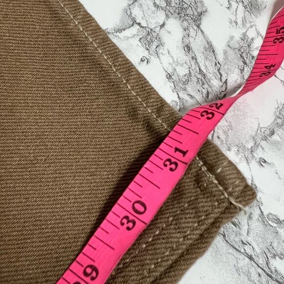 Clane brown dye boot cut denim jeans 11111-7312 Sz 2 - Picture 5 of 7